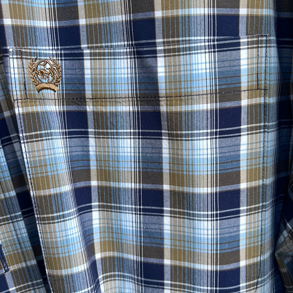 Cinch. Button down. Never washed at home